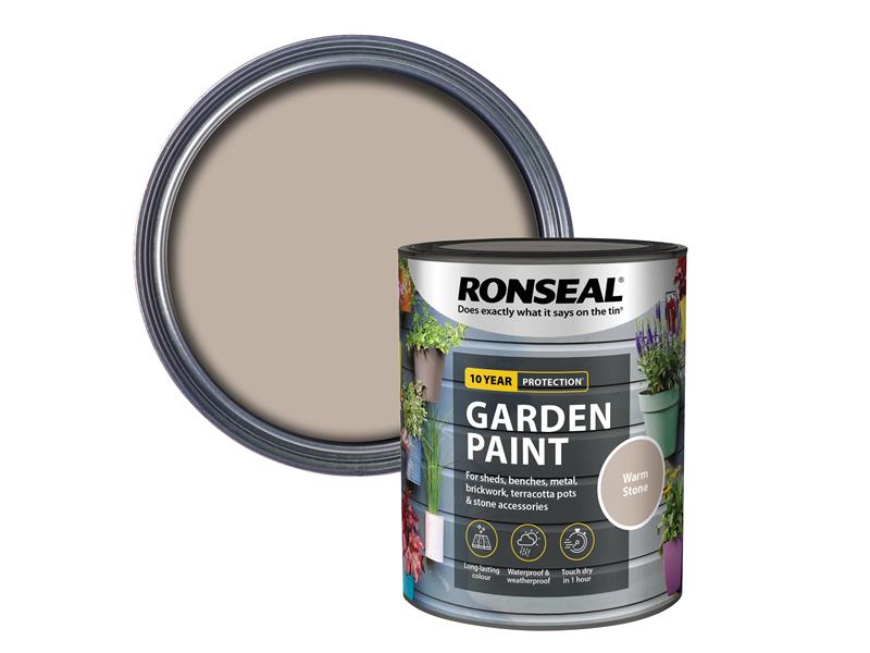 Ronseal Garden Paint 750ml Warm Stone HiC Stornoway