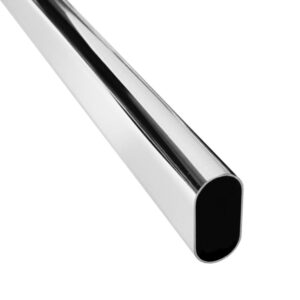 Chrome Oval Tube 30mm 8ft