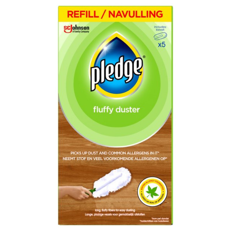 Pledge Fluffy Duster Refill 5pk