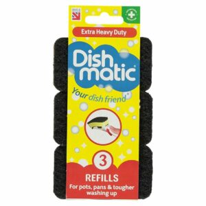 Dishmatic Spare Heads Black Extra Heavy Duty