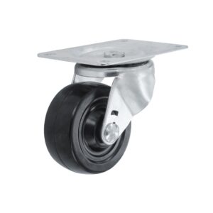 Smiths Ironmong Swivel Castor Rubber Wheel 64mm