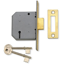 UNI 3 Lvr Mortice Deadlock 2177 PBR 2.5"