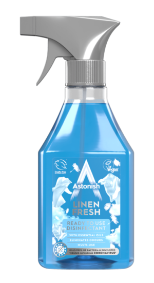 Astonish 550ml Disinfectant Linen