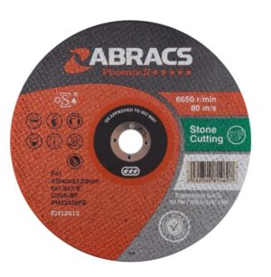 ABRACS PHOENIX II 230mm x 3mm x 22mm FLAT STONE
