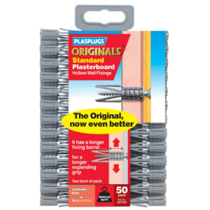 PLAS Reg Duty PBd Fixings - Better Value Pack 50 P