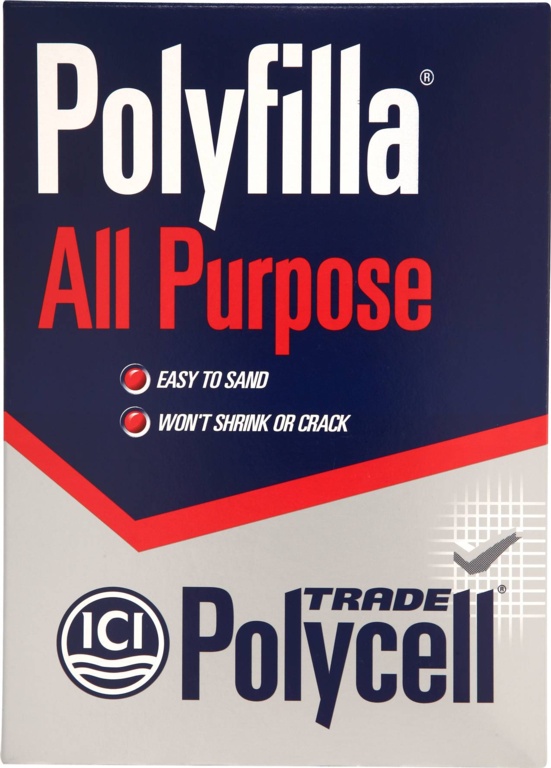 POLYCELL Polyfilla All Purpose Powdered Filler 2kg Trade