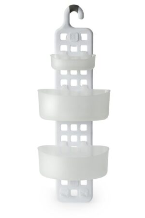 BLU Adjustable Plastic Hanging Shower Caddy