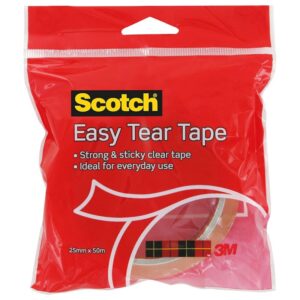 Scotch Easy Tear Tape 25mm x 50m