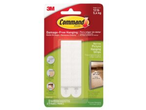 COMM 4x2 Narrow Picture Strips White 45x60cm 17207UKN