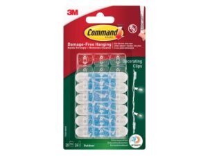 COMM Outdoor Decorating Clips 20 Clips, 24 strips 17026