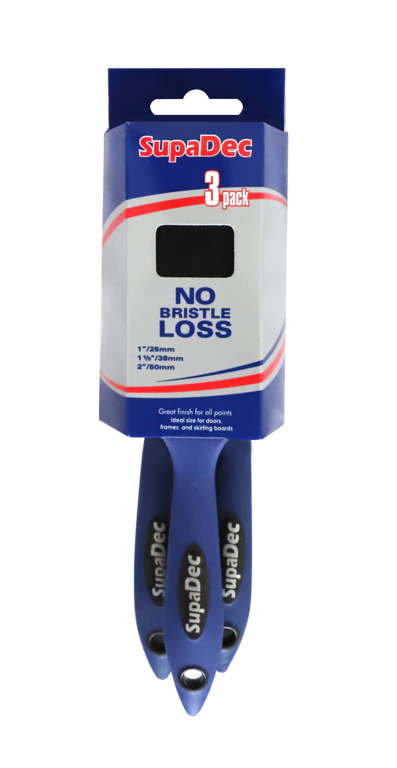 No Bristle Loss Brush Set 3 Piece