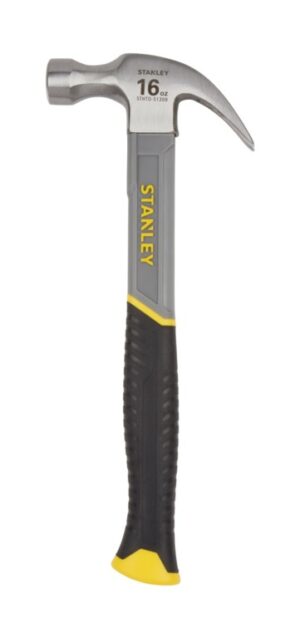 Curved Claw Hammer Fibreglass Shaft 450g (16oz)