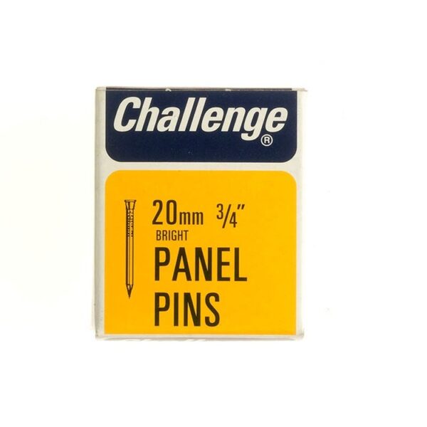 CHALLENGE Panel Pins - Bright Steel 20mm - HiC Stornoway