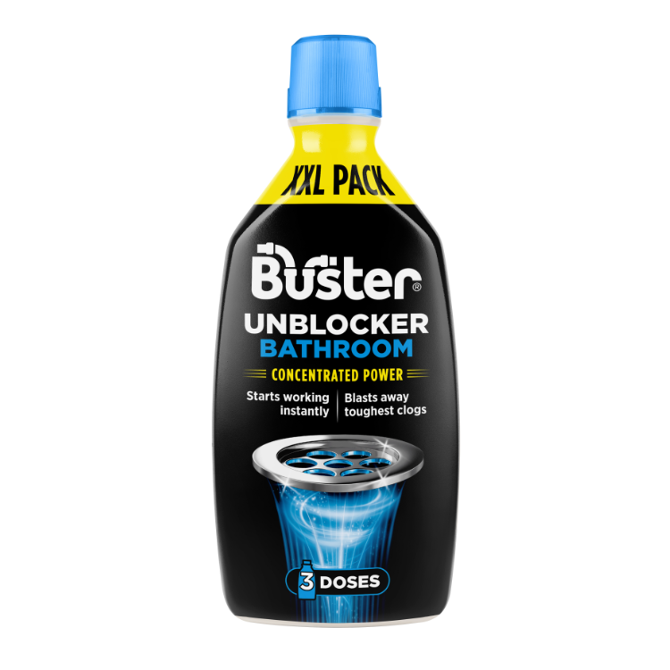 Buster Bathroom Unblocker 3 doses 900ml - HiC Stornoway