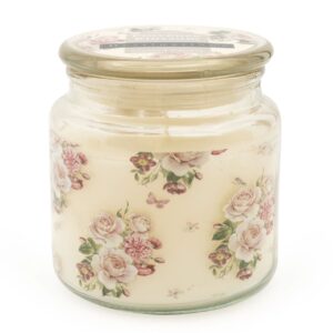 CL Provence Blossom Lidded Candle Jar Parisian Window Scent