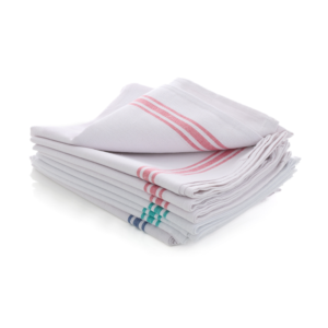 Leecroft White Cotton Tea Towel