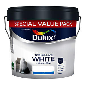 DULUX Vinyl Matt 7 Litre Pure Brilliant White