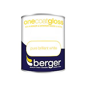 BER Once Gloss 0.75L Pure Brilliant White