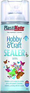 PKT Hobby & Craft SATIN Sealer Spray Clear D63015