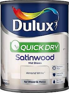 DUL Q/D Satinwood 0.75L White Cotton