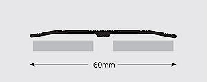 EXI Wide Cover Trim Silver 914mm