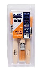 HAMI FINE TIP FLAT BRUSHES 3PK