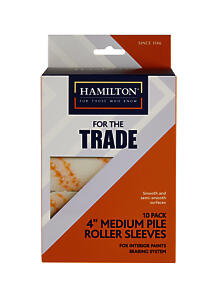 HAM FTT MEDIUM PILE SLEEVE 4" 10PK 030940