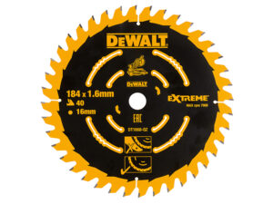 DEW Cordless Mitre Saw Blade For DCS365 184 x 16mm x 40T