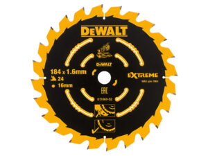 DEW Cordless Mitre Saw Blade For DCS365 184 x 16mm x 24T