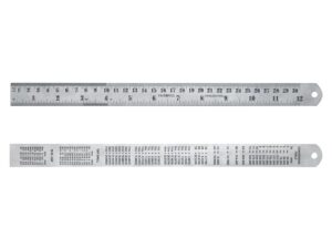 FAI Steel Rule 300mm / 12in x 25mm