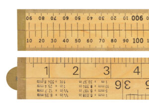 RST Wooden 4 Fold Rule 1m / 39in