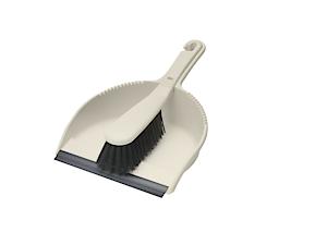 ADDIS Dustpan & Brush Soft Linen