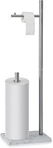 BLU Vicenza Toilet Roll Holder & Spare - Chrome