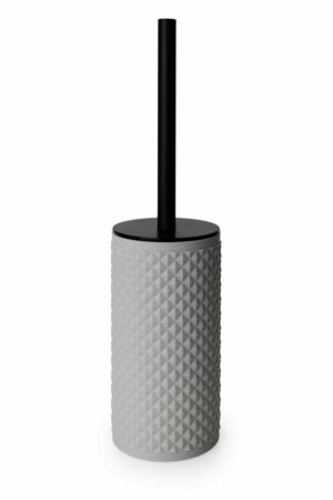 BLU Figaro Toilet Brush & Holder Grey