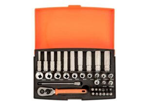 BAH SL25L 37Pc 1/4" Metric Socket Bit Set