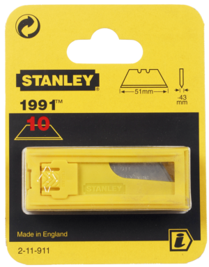 1991B Knife Blades Yellow Dispenser of 10