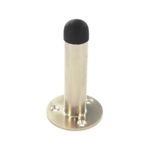 Brushed Nickel Projection Door Stop 75mm