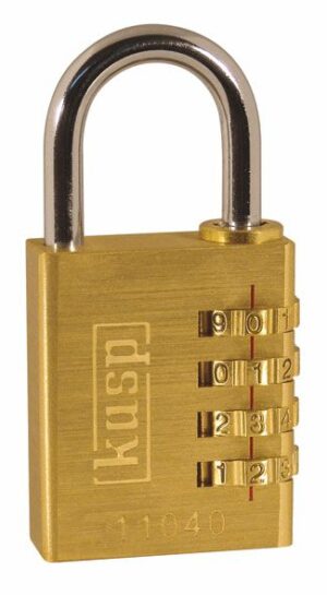 KASP Brass Combination Padlock - 40mm